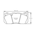 PAGID Race Pad Mustang Gt350 15+ F-1