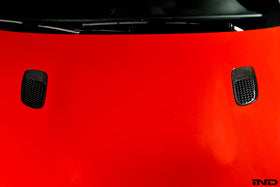 AutoTecknic E9X M3 Carbon Fiber Hood Vent Set - 0