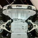 RIVAL Aluminum Engine Skid Plate 2024-2025 Ford Ranger including Raptor | 2021-2025 Ford Bronco 2Door 4Door-5