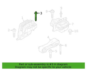 Engine Mount Bolt - BMW/MINI / F44 / X1 / X2 / F54 / F56 / F60 | 07129908650 - 0