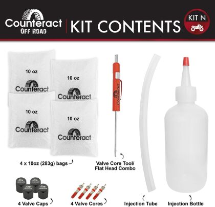 Counteract ATV/UTV Balancing Bead DIY Kit: (4) 10oz Bags