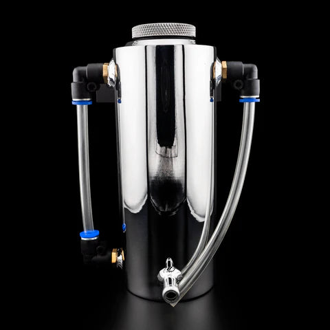 Weapon R 24 fl oz Polished Coolant Reserve w/ Bottom Inlet and View Tube