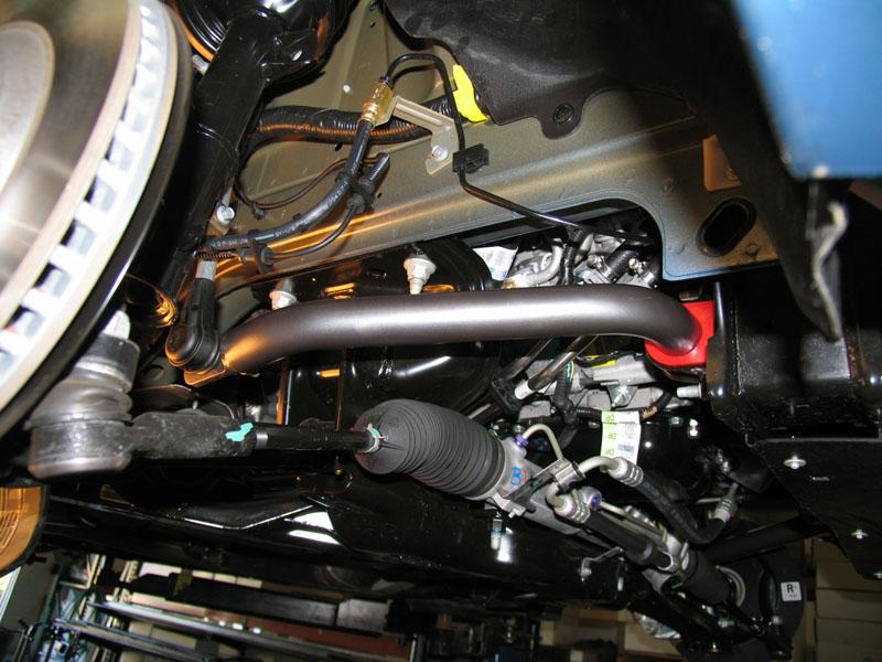 Progress Tech 2015+ Ford Mustang 4 Cyl/GT Front Sway Bar (Tubular 35mm - Adjustable)