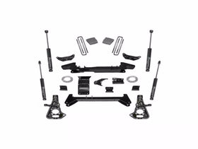 Superlift 99-10 Chevy Silv/GMC Sierra 1500HD/2500LD 4WD 6in Lift Kit - Knuckle Kit w/ SLF Shocks
