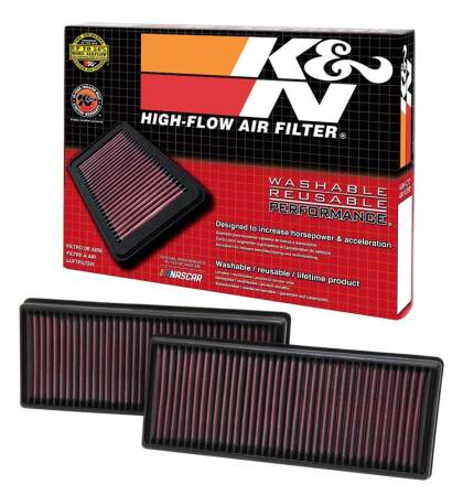 K&N Replacement Air Filter Multiple Mercedes Benz V8 Fitment (Inc 2 Filters)