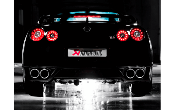 Akrapovic 08-17 Nissan GT-R Slip-On Line (Titanium) (Req. Tips)