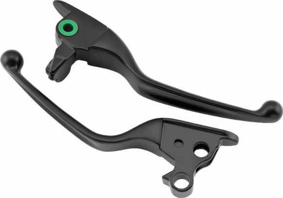 Bikers Choice 08-10 FLT Black Lever Set Replaces H-D 38843-08
