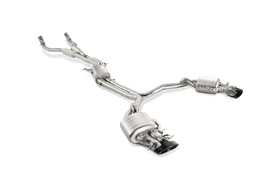 Akrapovic 14-17 Audi RS7 Sportback (C7) Evolution Line Cat Back (Titanium) w/ Carbon Tips - 0