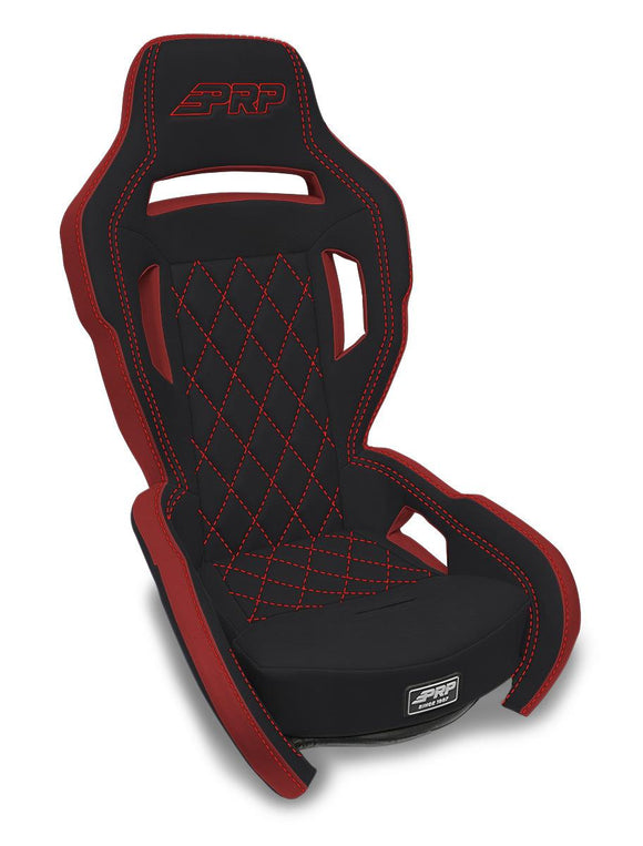 PRP Contour UTV Suspension Seat -Black and Red