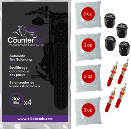 Counteract Motorcycle Balancing Bead Shop Pack (4) 3oz Bags