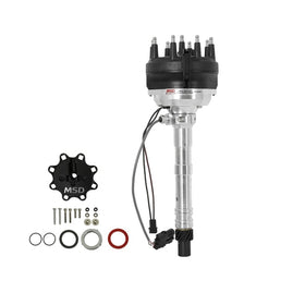 MSD Distributor. GM. Adjustable Cam Sync with Adj. Rotor and LED Sync Ind.