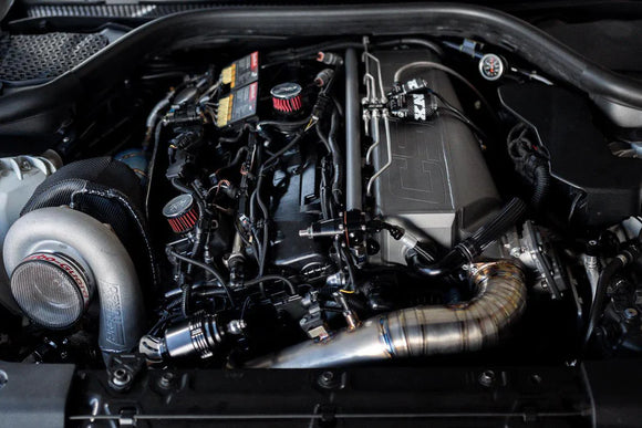 BMW Gen 2 B58 Race X Charge Air Cooler Manifold - Raw Billet