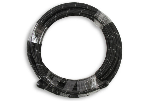 MR GASKET BLACK BRAIDED HOSE -6 20 FEET