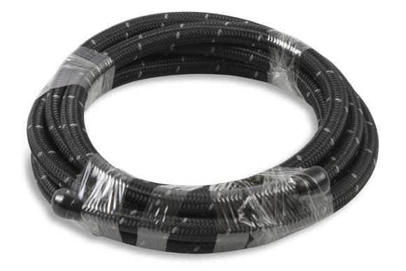 MR GASKET BLACK BRAIDED HOSE -6 20 FEET