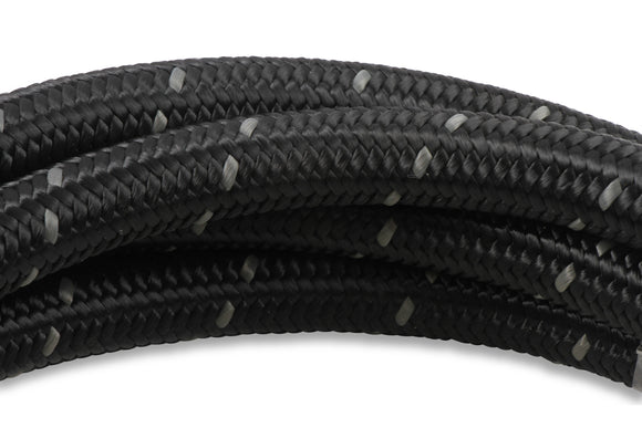 MR GASKET BLACK BRAIDED HOSE -6 20 FEET