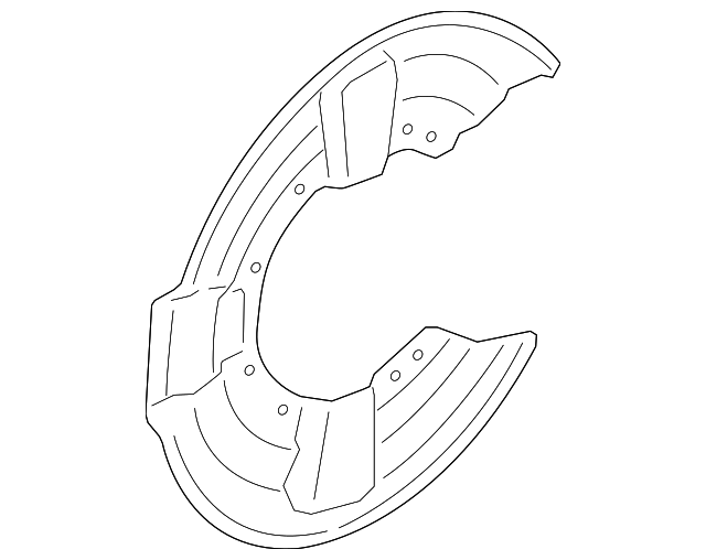 Mini Brake Dust Shield - Genuine Mini 34209805960