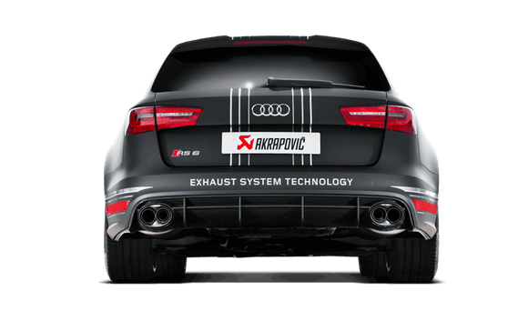 Akrapovic 14-17 Audi RS6 Avant (C7) Evolution Line Cat Back (Titanium) w/ Carbon Tips