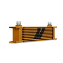 Mishimoto Universal 10 Row Oil Cooler - Gold-3