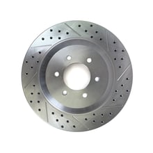 Baer Service Parts 15.000" X 1.180", 6 x 5.50"BC, 3.094" Register, 1-Piece, Left, Slot Drilled & Zinc-Plated Finish