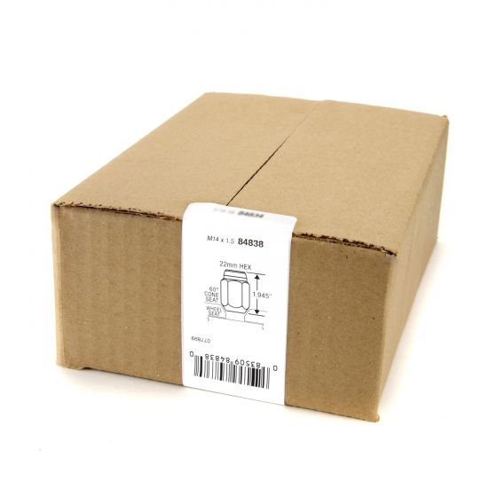 McGard 8 Lug Hex Install Kit w/Locks (Cone Seat Nut) M14X1.5 / 22mm Hex / 1.945in. Length - Chrome