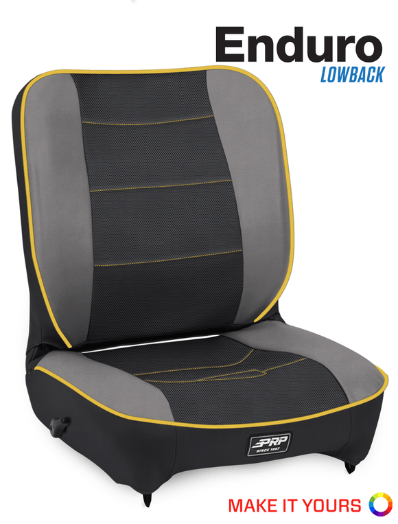 PRP Enduro Low Back Reclining/Extra Wide Suspension Seat (Passenger Side)