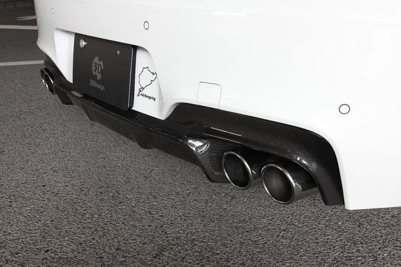 3D Design - 6 Series F06 / F12 / F13 M-Sport Rear Diffuser Carbon