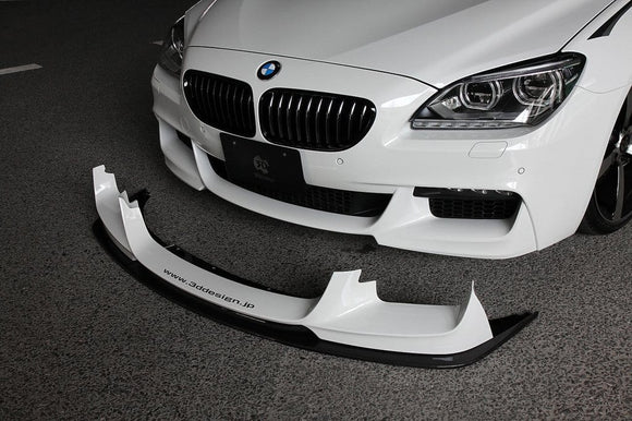 3D Design - 6 Series F06 / F12 / F13 M-Sport Front Lip Spoiler Set Carbon