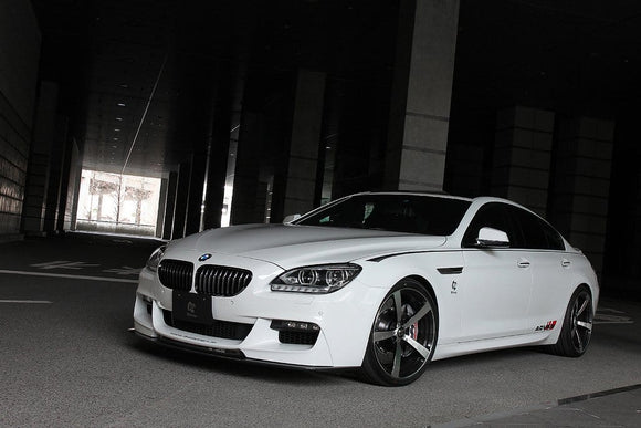 3D Design - 6 Series F06 / F12 / F13 M-Sport Front Lip Spoiler Set Carbon