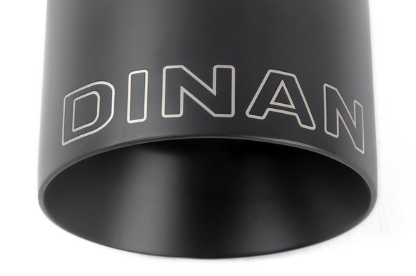 Dinan Double-Walled 4.5" Clamp-On Exhaust Tip (Black Ceramic) - 0