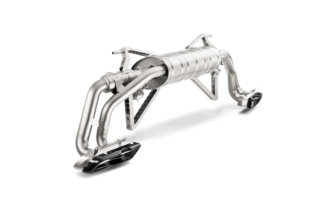 Akrapovic 16-17 Audi R8 5.2 FSI Coupe/Spyder Slip-On Line (Titanium) w/ Carbon Titanium Tips - 0