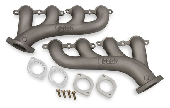 HOOKER BLACKHEART LS SWAP EXHAUST MANIFOLDS - TITANIUM CERAMIC FINISH