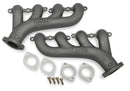 HOOKER BLACKHEART LS SWAP EXHAUST MANIFOLDS - CAST IRON GRAY CERAMIC FINISH-1