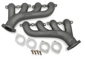 HOOKER BLACKHEART LS SWAP EXHAUST MANIFOLDS - CAST IRON GRAY CERAMIC FINISH