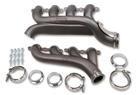 HOOKER LS TURBO EXHAUST MANIFOLD SET - NATURAL