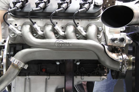 HOOKER LS TURBO EXHAUST MANIFOLD SET - NATURAL