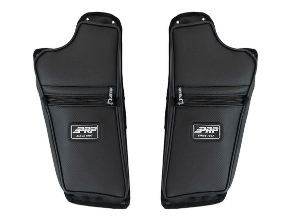 PRP Seats 2016+ Polaris General Front Lower Door Bags w/Knee Pad - Pair