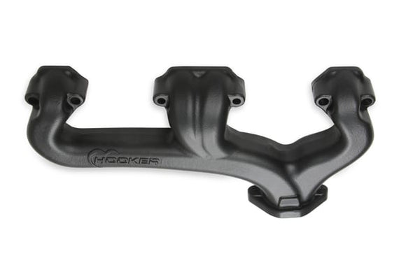 HOOKER SBC EXH MANIFOLD 2.5 OUTLET. BLACK