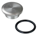 FILLER CAP, 1 1/4-12 THREAD, ALUMINUM, KNURLED-1