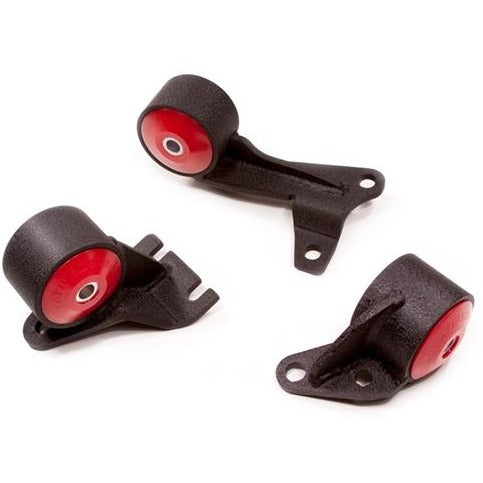 Innovative 88-91 Civic D-Series Black Steel Mounts 60A Bushings (Wagon 4WD Cable)