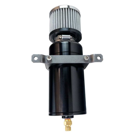 BREATHER TANK, CATCH CAN, SINGLE INLET, 16 AN MALE