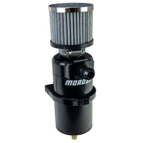 BREATHER TANK, CATCH CAN, SINGLE INLET, 10 AN MALE