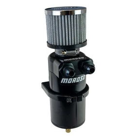 BREATHER TANK, CATCH CAN, DUAL INLET, 8 AN MALE