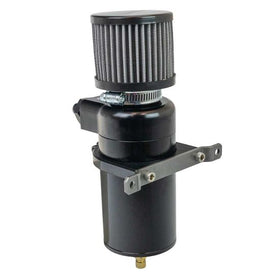 BREATHER TANK, CATCH CAN, DUAL INLET, 6 AN MALE
