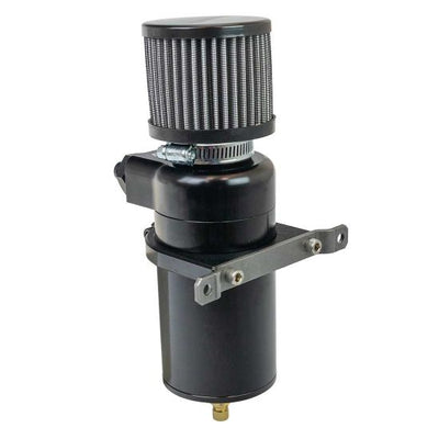BREATHER TANK, CATCH CAN, DUAL INLET, 6 AN MALE