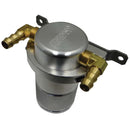 Moroso Universal Air/Oil Separator Catch Can - Small Body w/o Drain - Billet Aluminum - Raw Finish-1