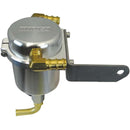 Moroso 15-Up Dodge Challenger 5.7/6.4L (w/Shaker Hood) Air/Oil Separator Catch Can - Billet Aluminum-1