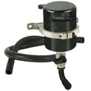 Moroso Universal Air/Oil Separator Catch Can - Large Body - Billet Aluminum - Black Anodized-1