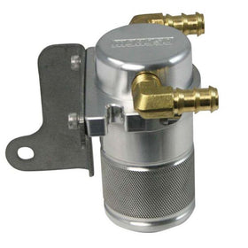 Moroso 06-Up Dodge Charger/Challenger 6.1L Air/Oil Separator Catch Can - Small Body - Billet Alum
