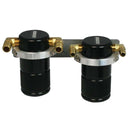 Moroso 04-07 Subaru STi/06-07 WRX Air/Oil Separator Catch Can - Small Body - Billet Aluminum - Black-1