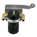 Moroso 11-14 Ford Mustang GT Air/Oil Separator Catch Can - Small Body - Billet Aluminum - Black-1